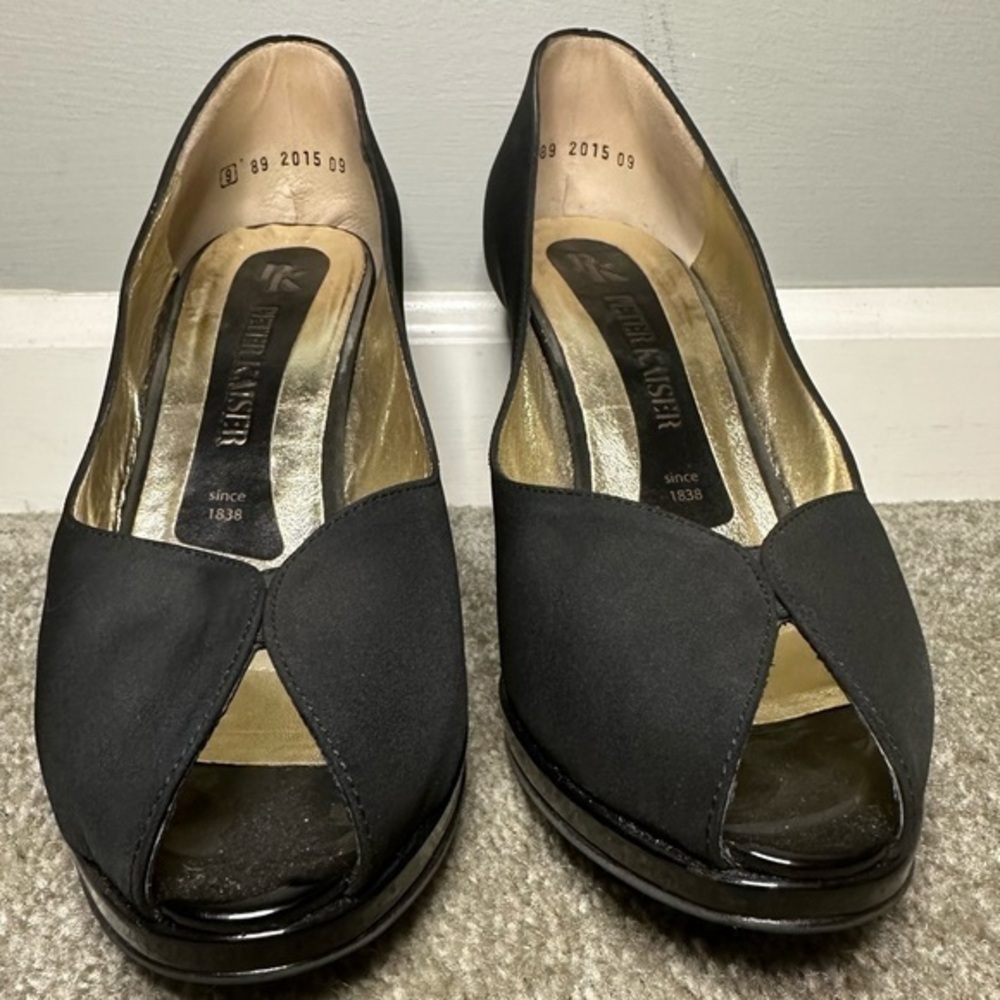 Peter Kaiser Black Heels‎ size 6 1/2